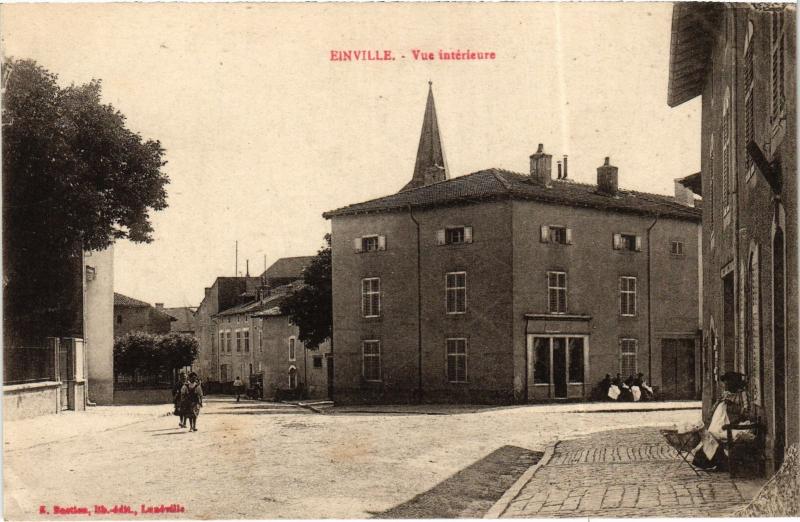 Carte postale ancienne Einville vue interieure