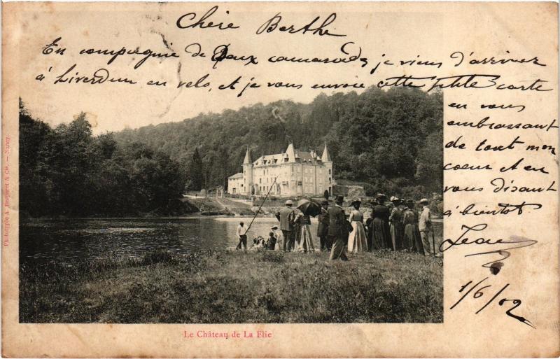 Carte postale ancienne Le Chateau de La Flie