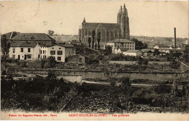 Carte postale ancienne St Nicolas du Port vue generale