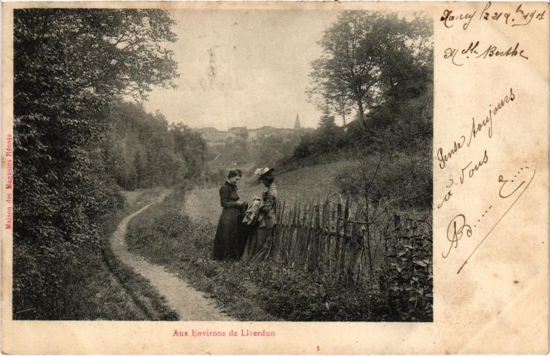 Carte postale ancienne Environs de Liverdun à Liverdun