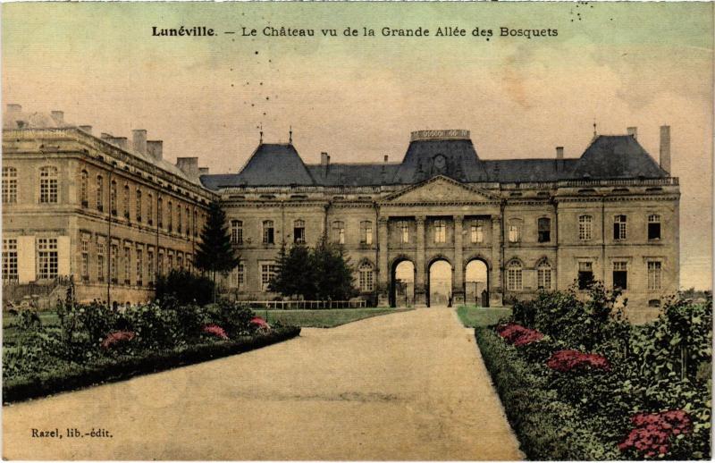 Carte postale ancienne Luneville le Chateau