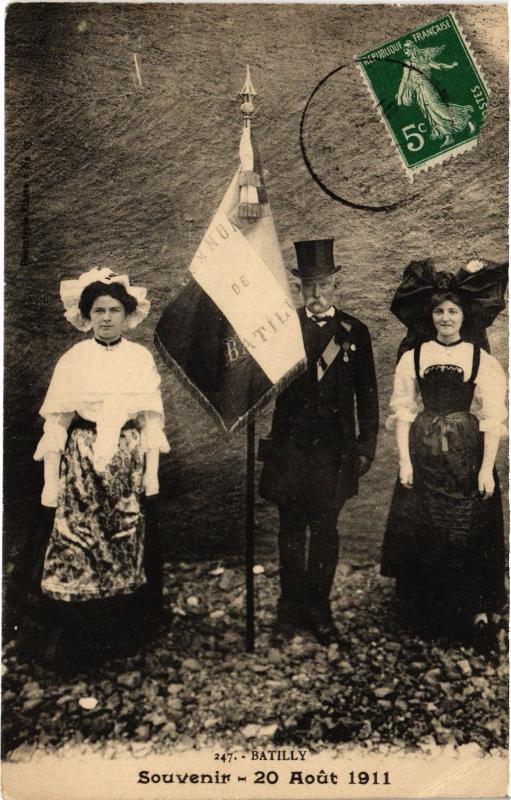Carte postale ancienne Batilly souvenir à Batilly