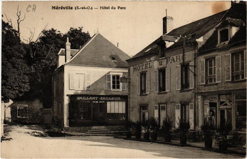 Carte postale ancienne Mereville Hotel du Parc