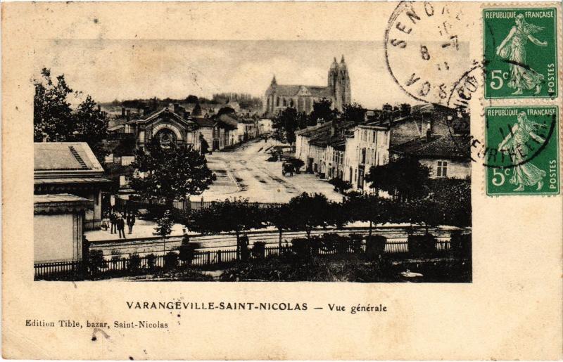 Carte postale ancienne Varangeville Saint-Nicolas vue generale