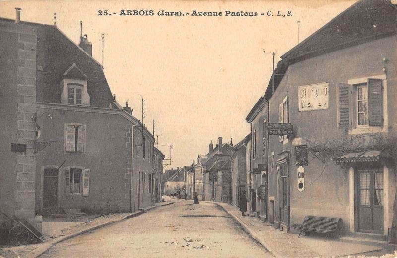 Carte postale ancienne Arbois - Avenue Pasteur à Arbois