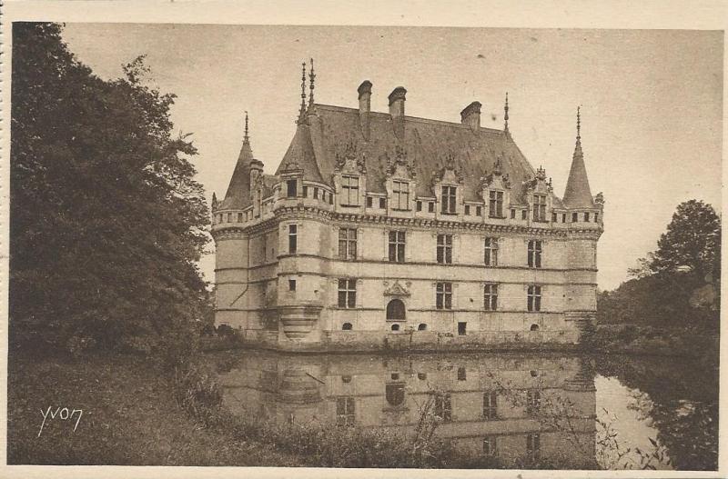 Carte postale ancienne Château à Azay-le-Rideau