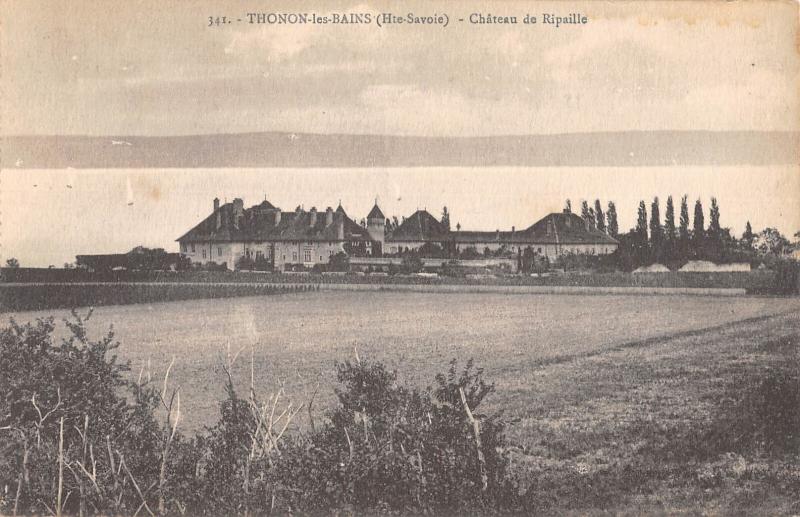 Carte postale ancienne Thonon Les Bains - Chateau De Ripaille à Thonon-les-Bains