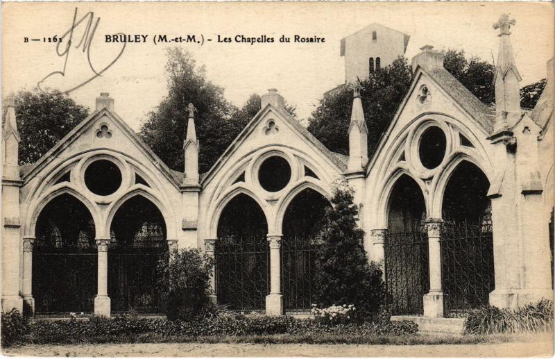 Carte postale ancienne Bruley Chapelles du Rosaire à Bruley