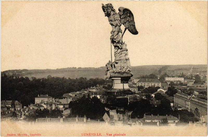 Carte postale ancienne Luneville vue generale
