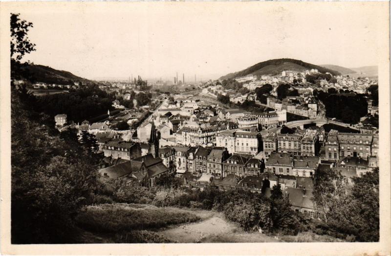 Carte postale ancienne Longwy vue generale à Longwy