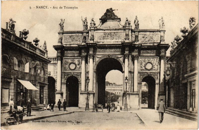 Carte postale ancienne Nancy Arc de Triomphe à Nancy