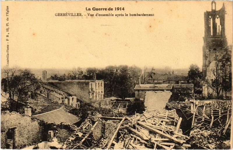 Carte postale ancienne Gerbevillers vue d'ensemble