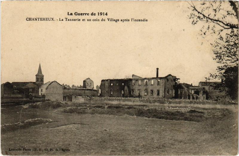 Carte postale ancienne Chanteheux la Tannerie à Chanteheux