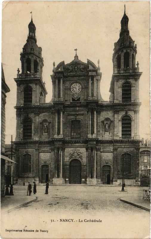 Carte postale ancienne Nancy Cathedrale à Nancy