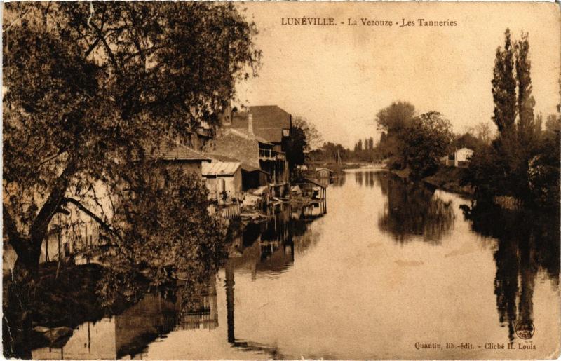 Carte postale ancienne Luneville la Vezouse
