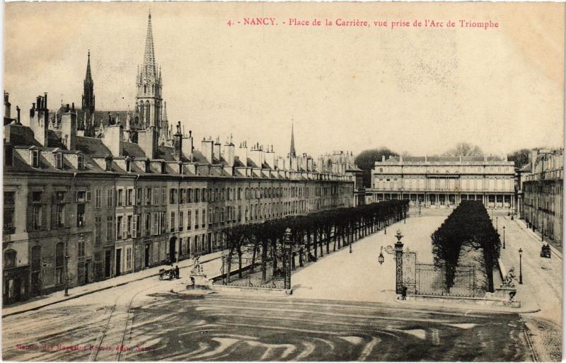 Carte postale ancienne Nancy Place de la Carriere à Nancy