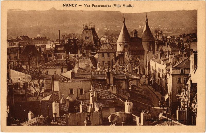 Carte postale ancienne Nancy vue panoramique à Nancy
