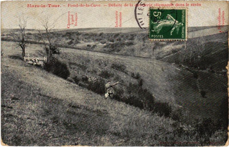 Carte postale ancienne Mars la Tour Fon de la Cuve à Mars-la-Tour