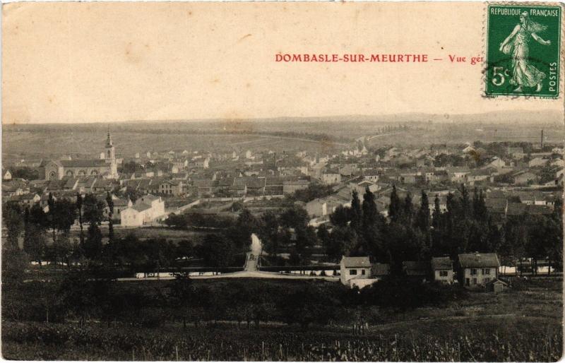 Carte postale ancienne Dombasle vue generale