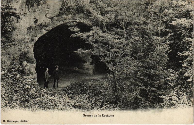 Carte postale ancienne Grottes de la Rochotte