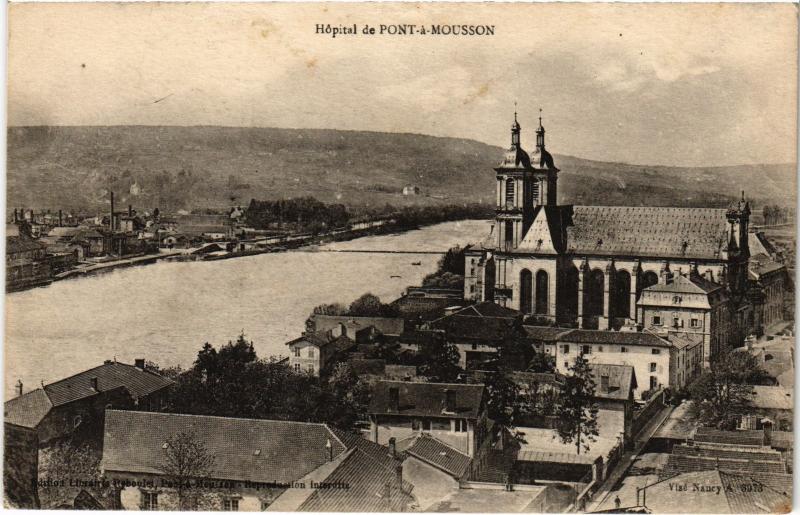 Carte postale ancienne Pont a Mousson Hopital à Mousson