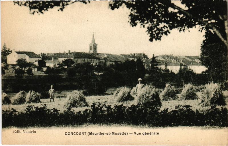 Carte postale ancienne Doncourt vue generale