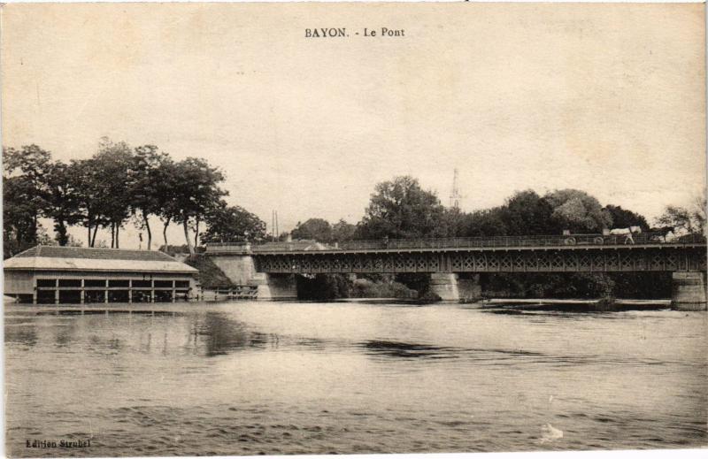 Carte postale ancienne Bayon le pont à Bayon