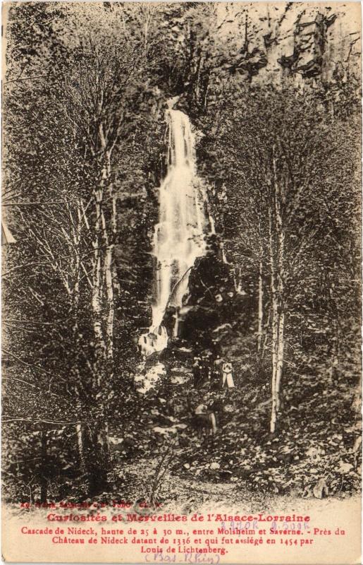 Carte postale ancienne Cascade de Nideck