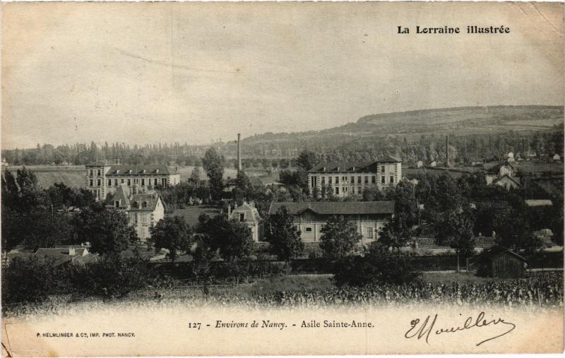 Carte postale ancienne Asile Sainte-Anne