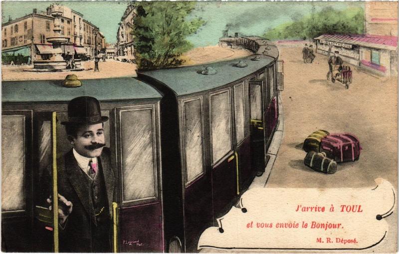Carte postale ancienne Toul souvenir
