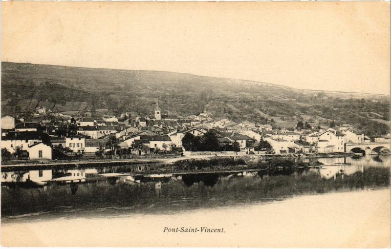 Carte postale ancienne Pont Saint-Vincent à Pont-Saint-Vincent