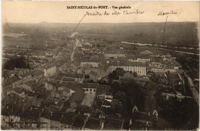 Carte postale ancienne St Nicolas du Port vue generale