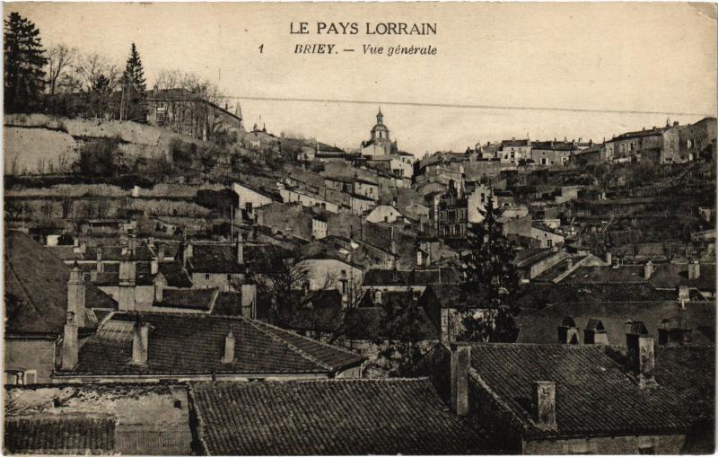 Carte postale ancienne Briey vue generale