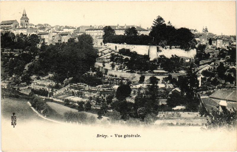 Carte postale ancienne Briey vue generale