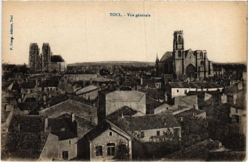 Carte postale ancienne Toul vue generale