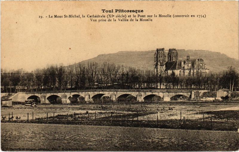 Carte postale ancienne Toul Mont Saint-Michel