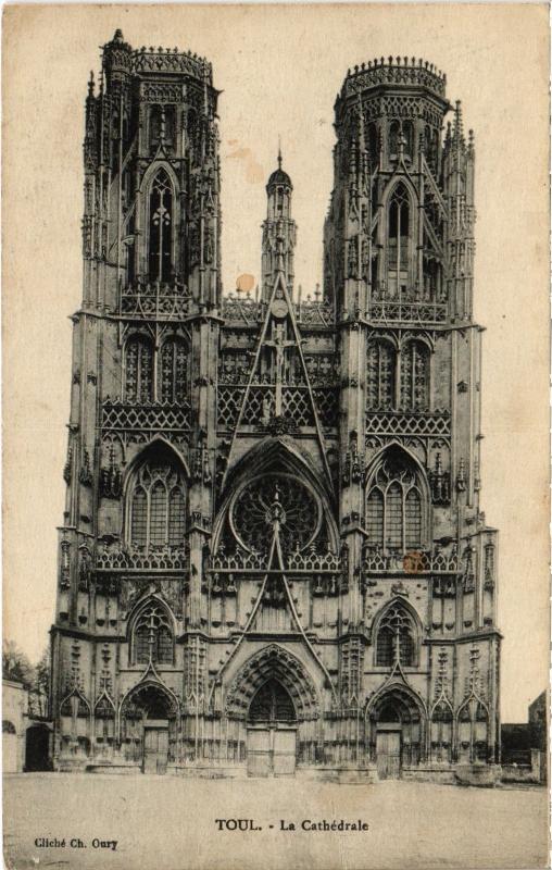 Carte postale ancienne Toul cathedrale