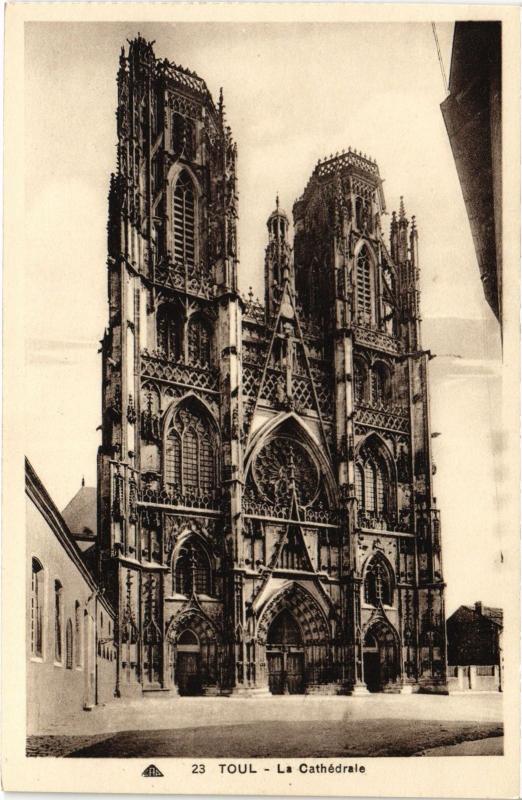 Carte postale ancienne Toul cathedrale