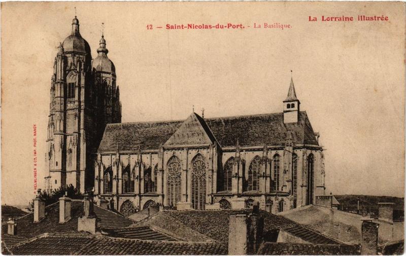 Carte postale ancienne St Nicolas du Port la Basilique