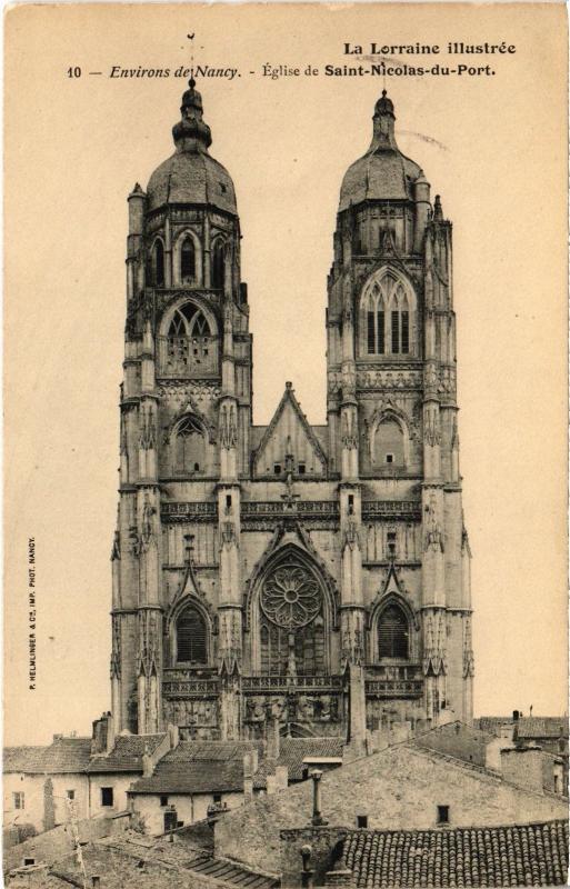 Carte postale ancienne St Nicolas du Port eglise
