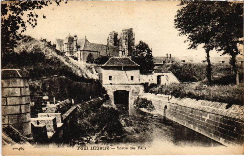 Carte postale ancienne Toul sortie des Eaux