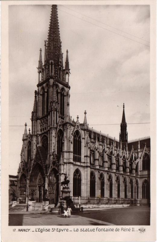 Carte postale ancienne Nancy Eglise Saint-Epvre à Nancy