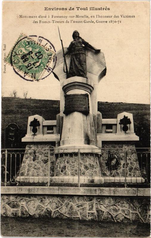 Carte postale ancienne Fontenoy Monument