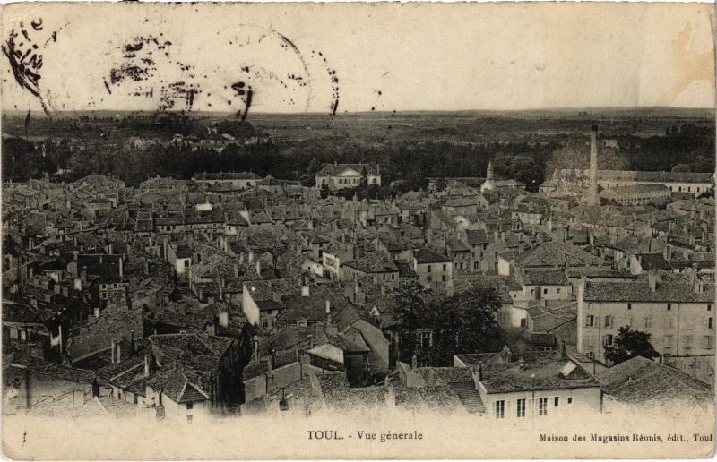 Carte postale ancienne Toul vue generale