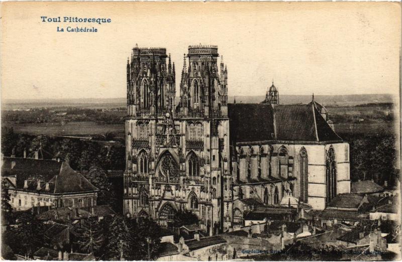 Carte postale ancienne Toul cathedrale