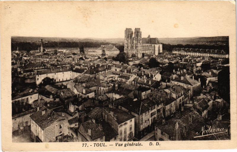 Carte postale ancienne Toul vue generale