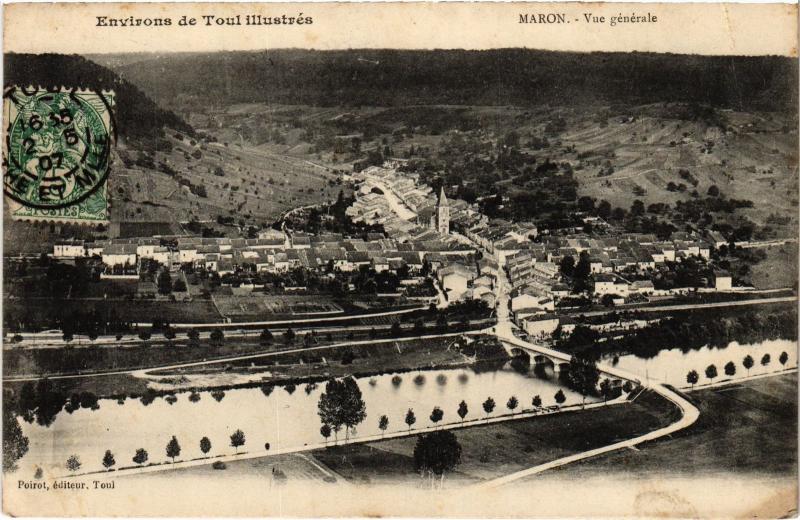 Carte postale ancienne Maron vue generale à Maron