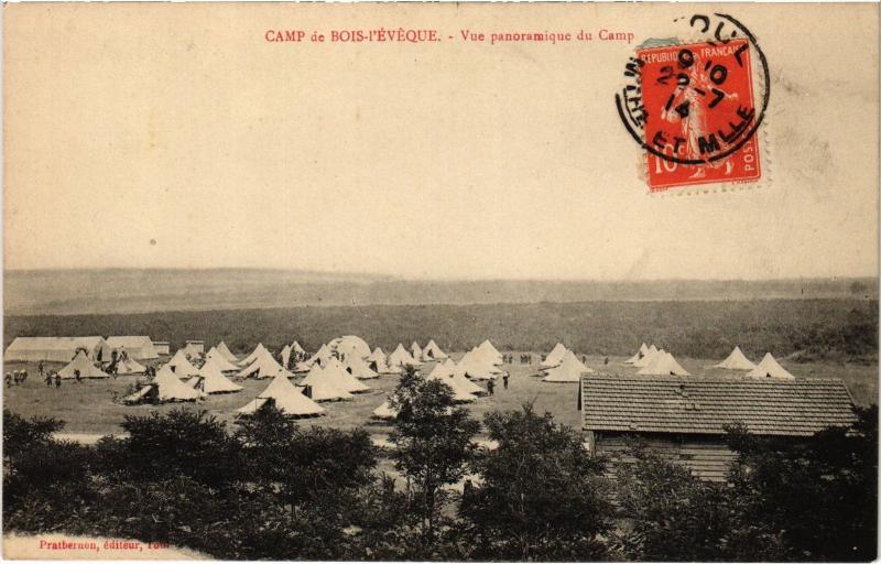 Carte postale ancienne Camp de Bois l'Eveque