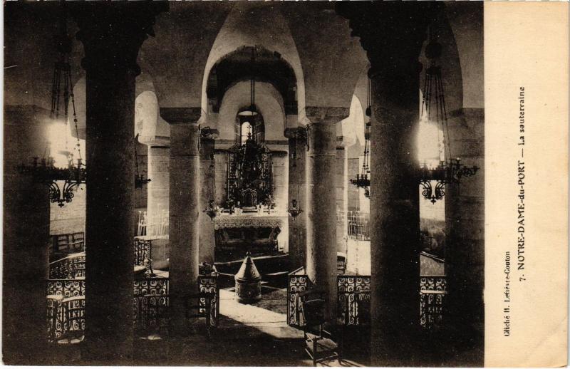 Carte postale ancienne Notre Dame du Port la souterraine