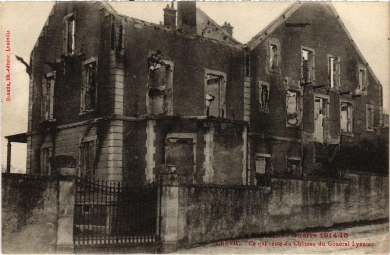 Carte postale ancienne Crevic Chateau du General Lyautey